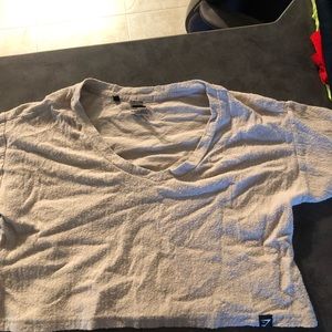 Short sleeve crop Gymshark women’s towel shirt